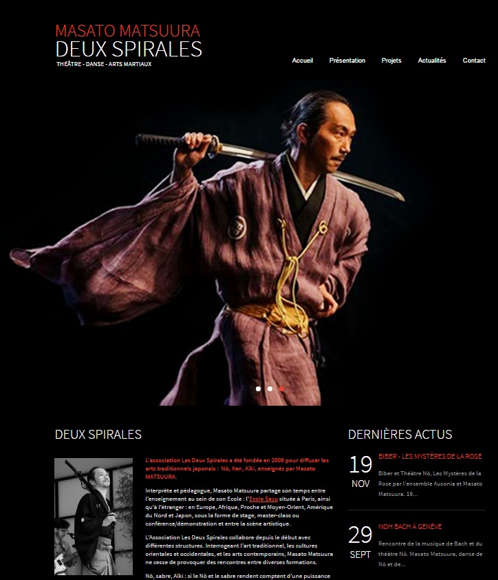 Masato Matsuura, Danse du Sabre, Iaido, Noh Bach, Kotsuzumi, Samouraï, Maiyamoto Musashi, demonstaration spectacle japonais